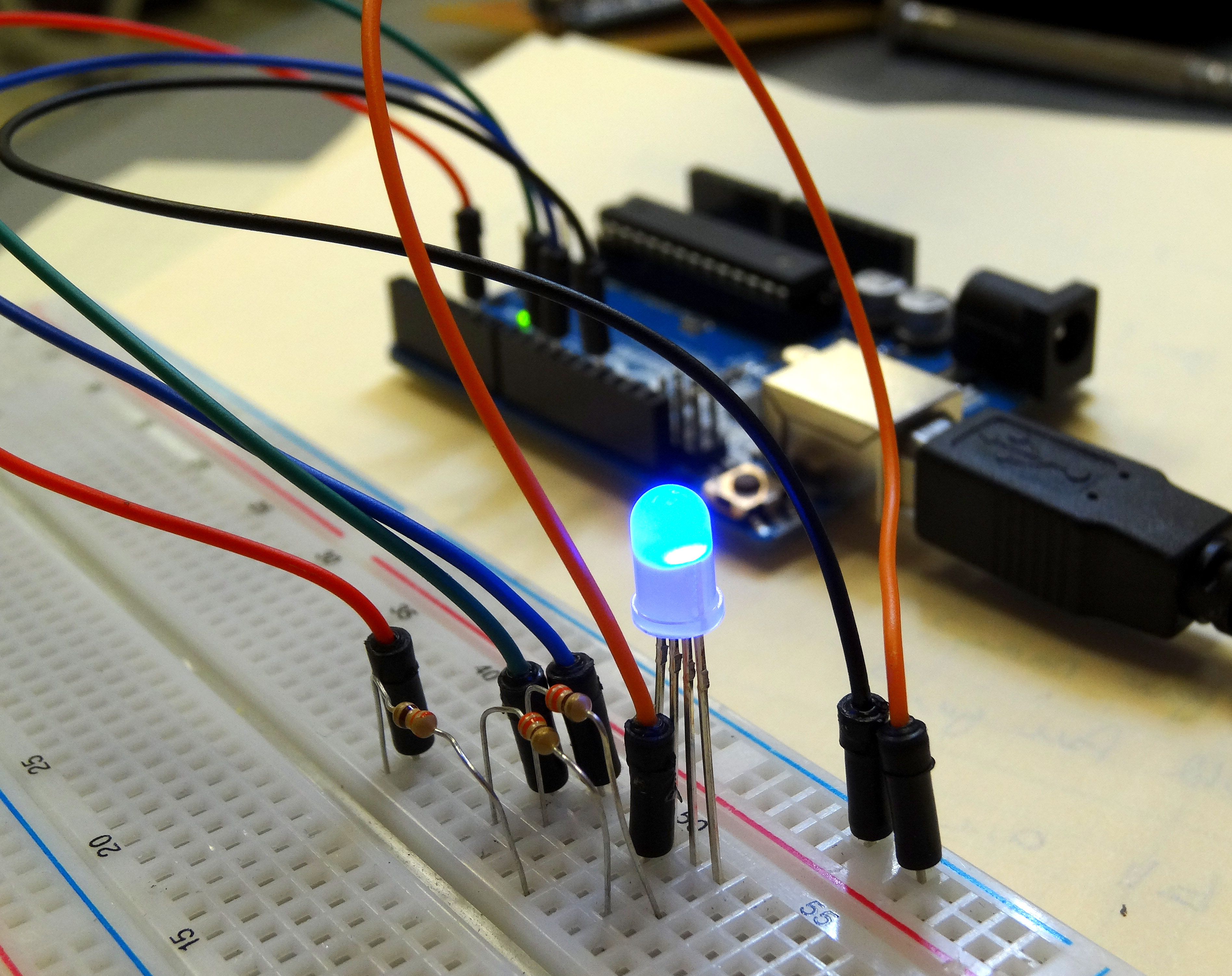 Lesson 13 Controlling Rgb Led With Arduino Technology