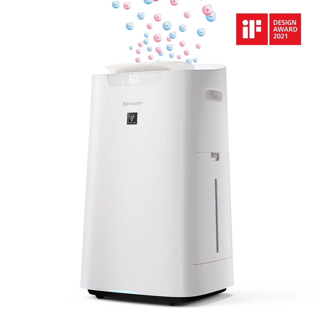 Sharp Luftreiniger UA-PG50E-W - Mit Plasmacluster, 3 Filter, Für Bis Zu 38 M² - Leise & Effektiv
