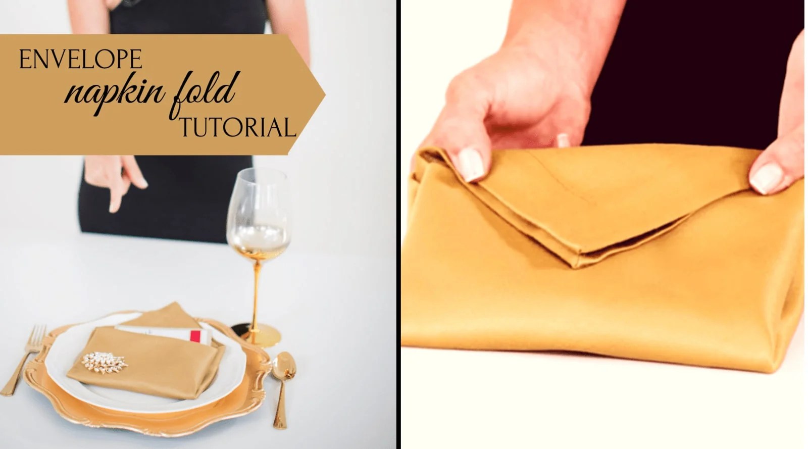 Envelope Napkin Fold Youtube Tutorial Totally Dazzled