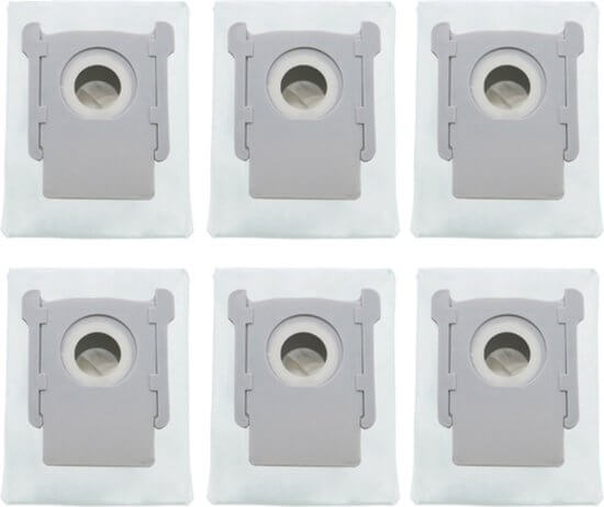 6x Staubsaugerbeutel geeignet für iRobot Roomba i1+ i3+ i4+ i5+ i6+ i7+ i8+ s9+ j9+ j7+ wegwerfbarer Roboterstaubsauger