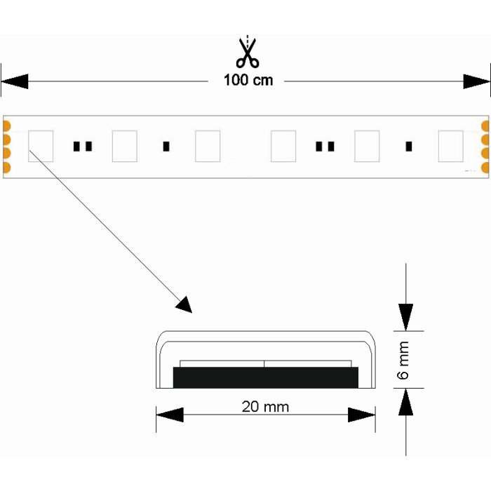 Led Crevo Traka Rgb Ww Dl Ip65 220v 15mm Tb Totem Tim Led Market