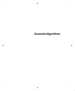 Essential Algorithms &ndash; Rod Stephens