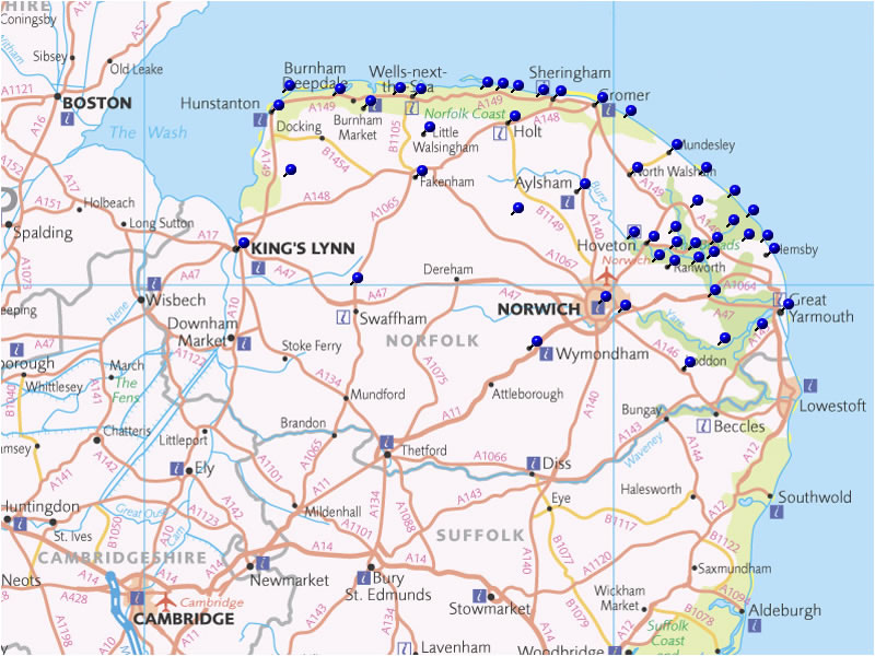 Norfolk Overview East Anglia East England UK 