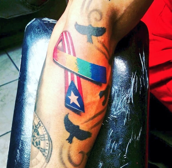 Orlando Cruz tattoo