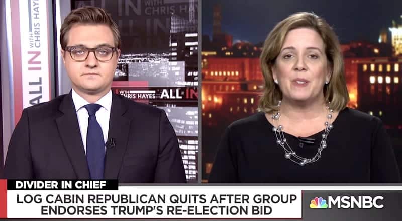 Chris Hayes Speaks With Log Cabin Republicans Official Who