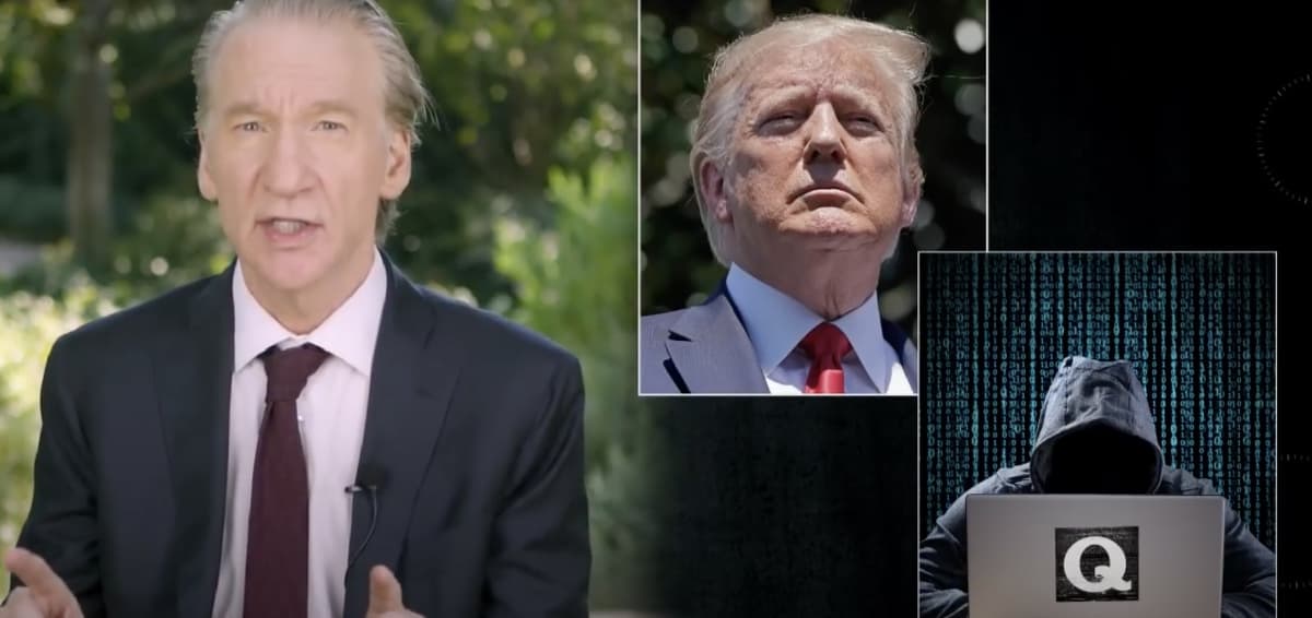 maher qanon bill cult leader trump conspiracy towleroad gay