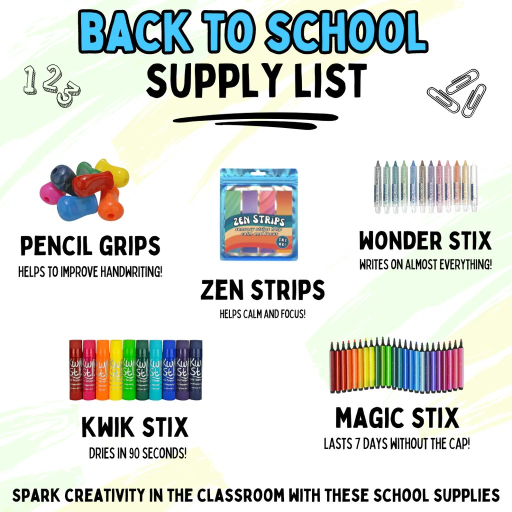 2024 school supply list