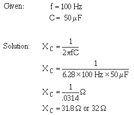Capacitive Reactance