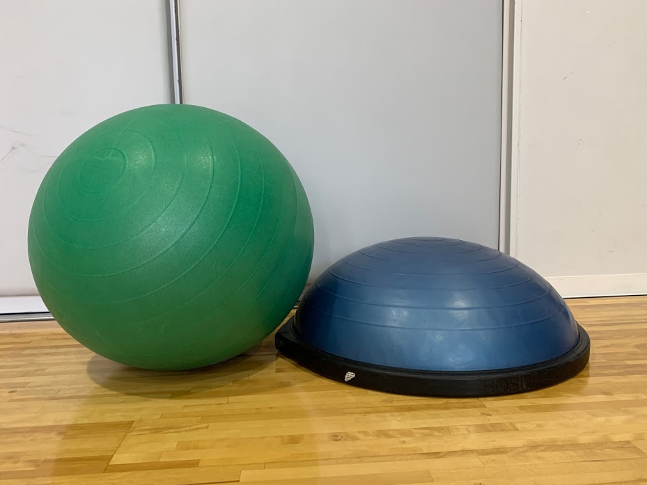 bosu バランス ボール バランスグッズを使ってのトレーニング やら
