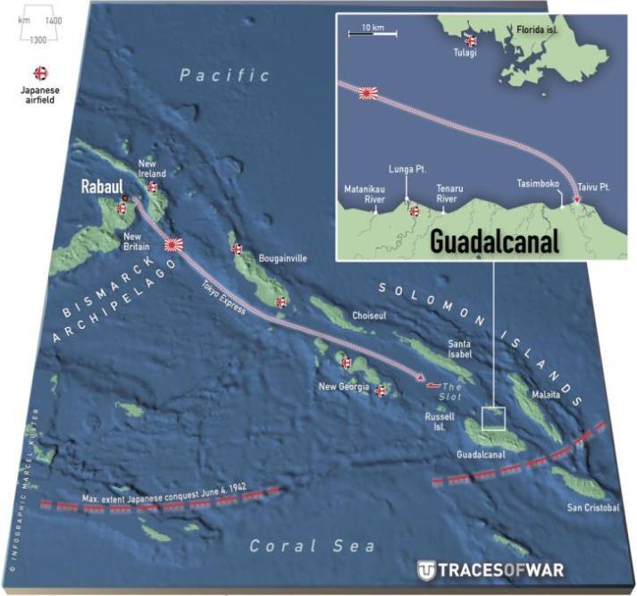 Battle Of Guadalcanal TracesOfWar Com 