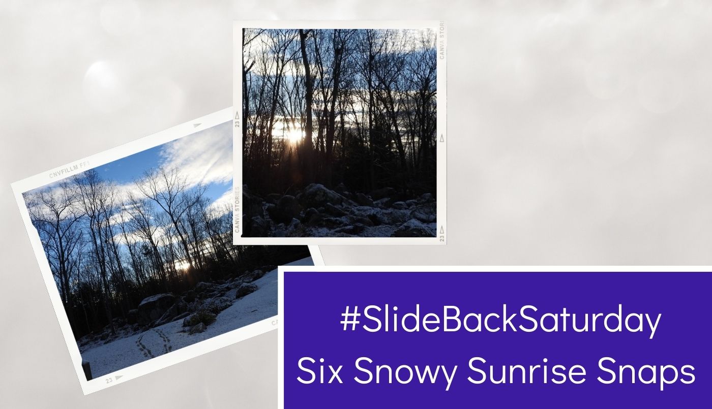SlideBackSaturday - Six Snowy Sunrise Snaps blog thumbnail
