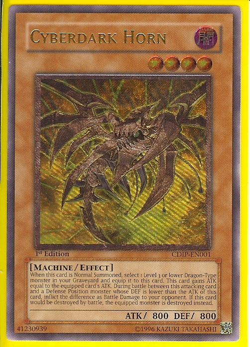 Yu-Gi-Oh! Cyberdark Horn - LDS1-EN031 Common 1st Edition - Legendary Duelists: Season 1 Single - View #11