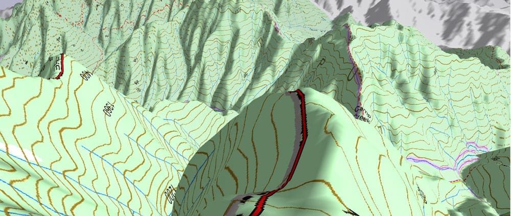 PC Route Planning For Hiking Trails Map 3D 
