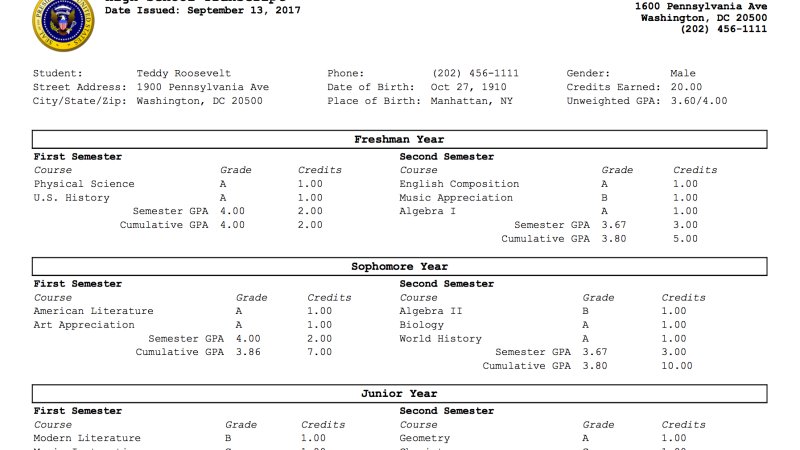 Homeschool Plans - Transcript Maker.