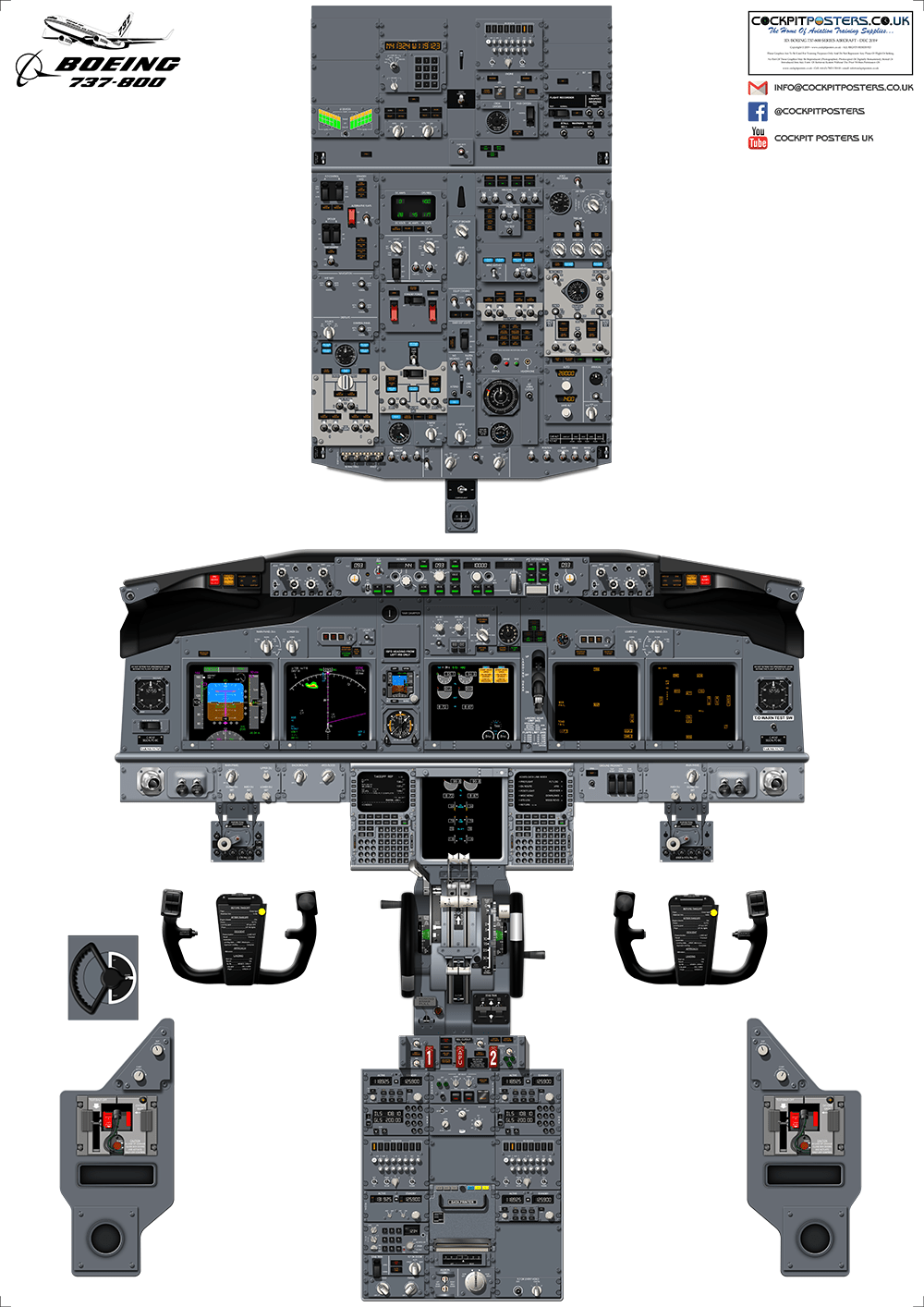And airlines have been holding elaborate ceremonies as th. Boeing 737-800 Cockpit Poster - CockpitPosters.co.uk