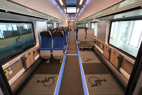 ComfortJet interier_c_ČD interiér ComfortJetů, sekce pro invalidy. Autor foto České Dráhy