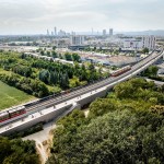 Vídeň staví jeden z nejdelších vídeňských mostů pro pěší a cyklisty ve městě Dunaji! Copyright: (c) ZOOMVP.ATZOOMVP/MA 29