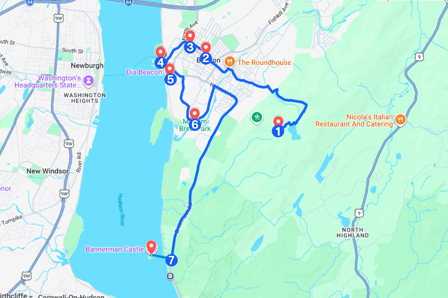 The Perfect Beacon Weekend Itinerary In New York State The Perfect Beacon Weekend Itinerary In New York State Map 1 