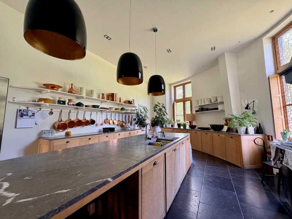 large modern kitchen