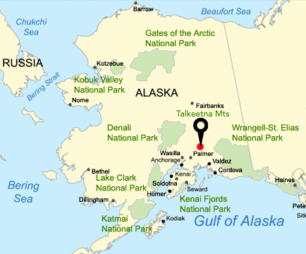 Talkeetna Mountains Map Talk.