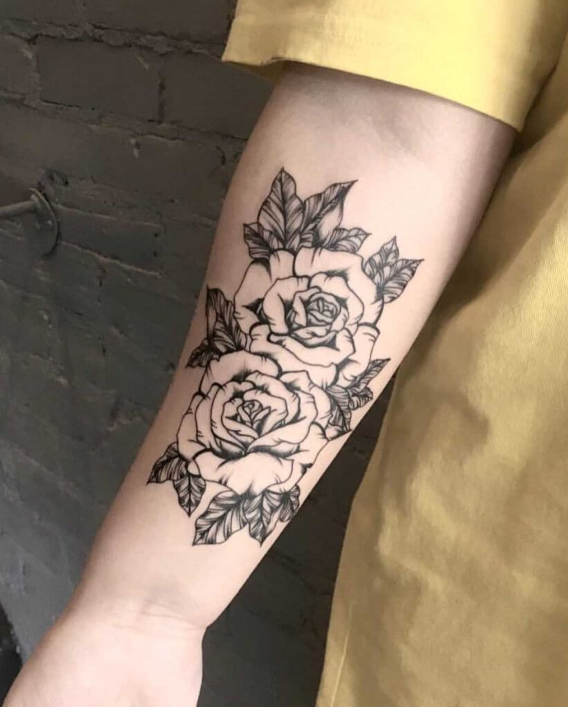 70 Most Beautiful Black Rose Tattoo Designs In 2020