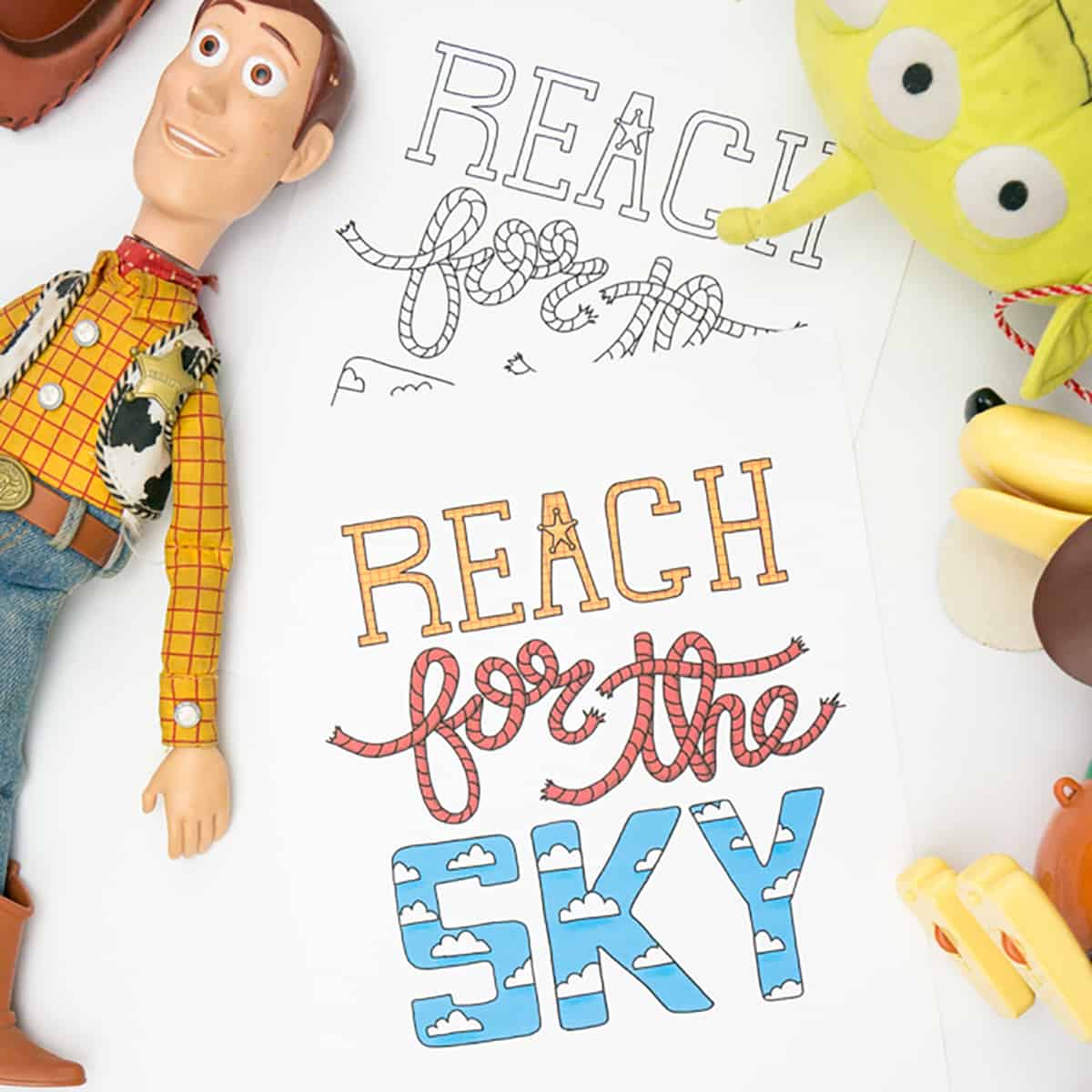 toy story free printable coloring page tried true creative