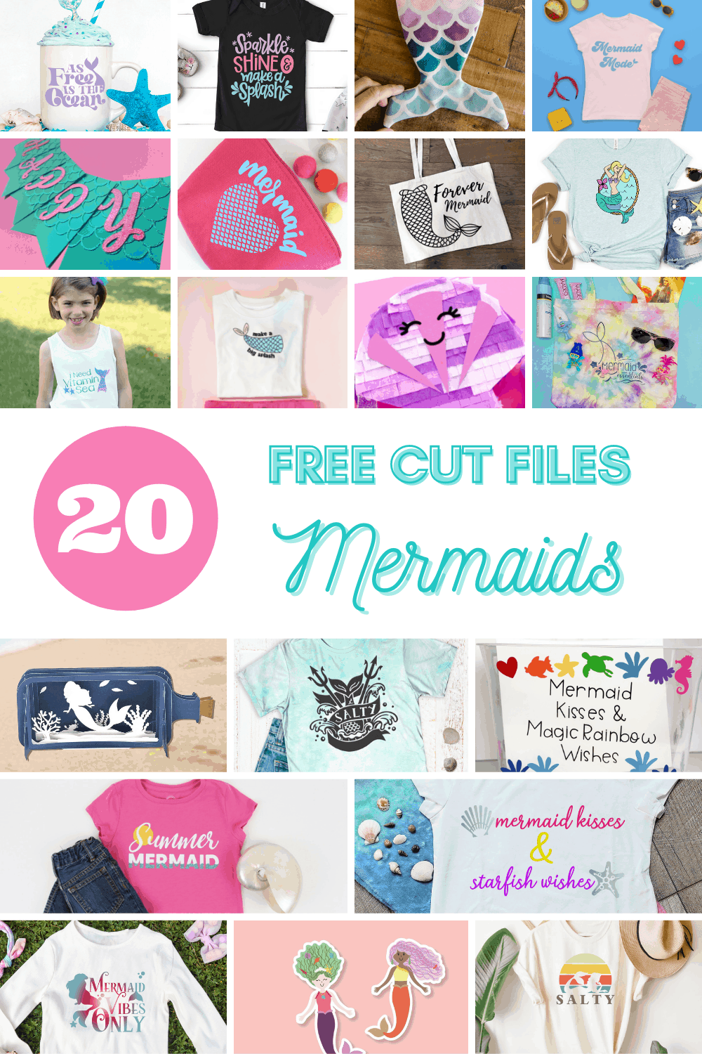 Cricut design space, silhouette designer edition, scal & scanncut for svg file. Free As The Ocean Free Mermaid Svg File Tried True Creative