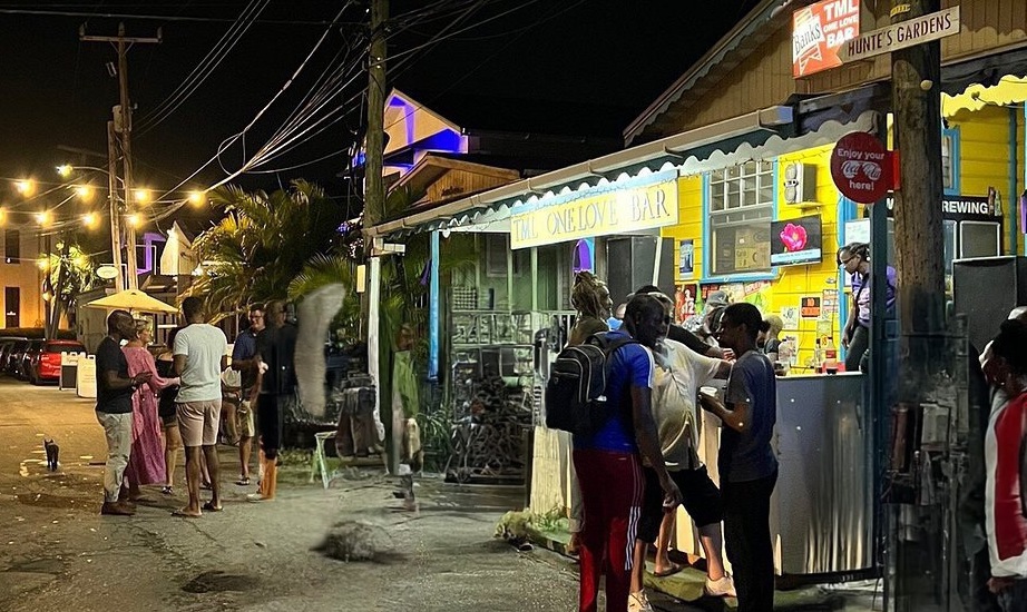 Bajan beach bar