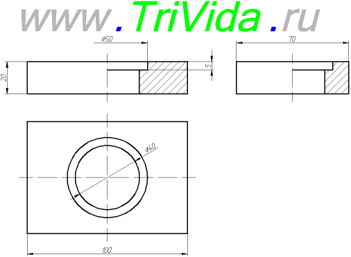 как рисовать в разрезе