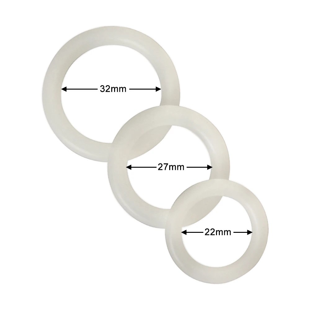 Male Cock Ring Penis Ring Delay Ejaculation Scrotal Binding Ball Stretcher anillos para hombre Silicone Cockring Sex Toy For Men - Imagen 2