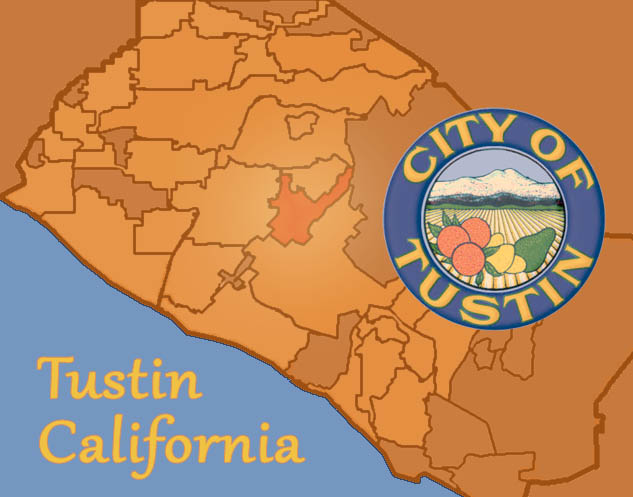 Mapa De Tustin California Tustin 1 