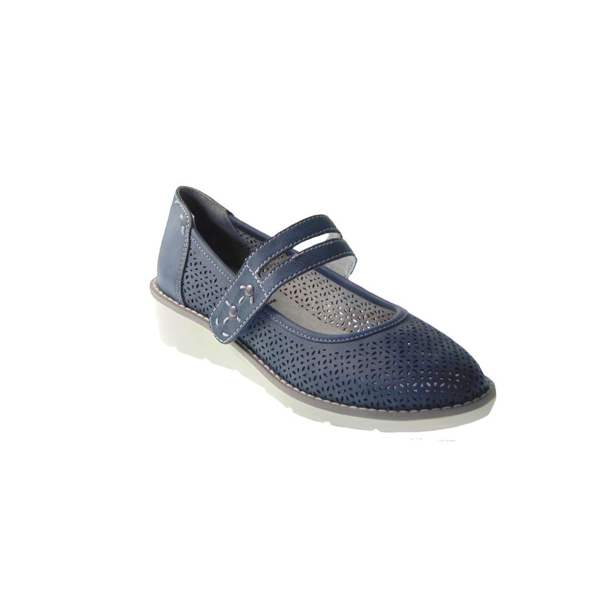 Soft Line Soft Line By Jana 8-24662-22 846 Γυναικείο Casual Από Τεχνοδέρμα Μπλέ (Jeans) 2025