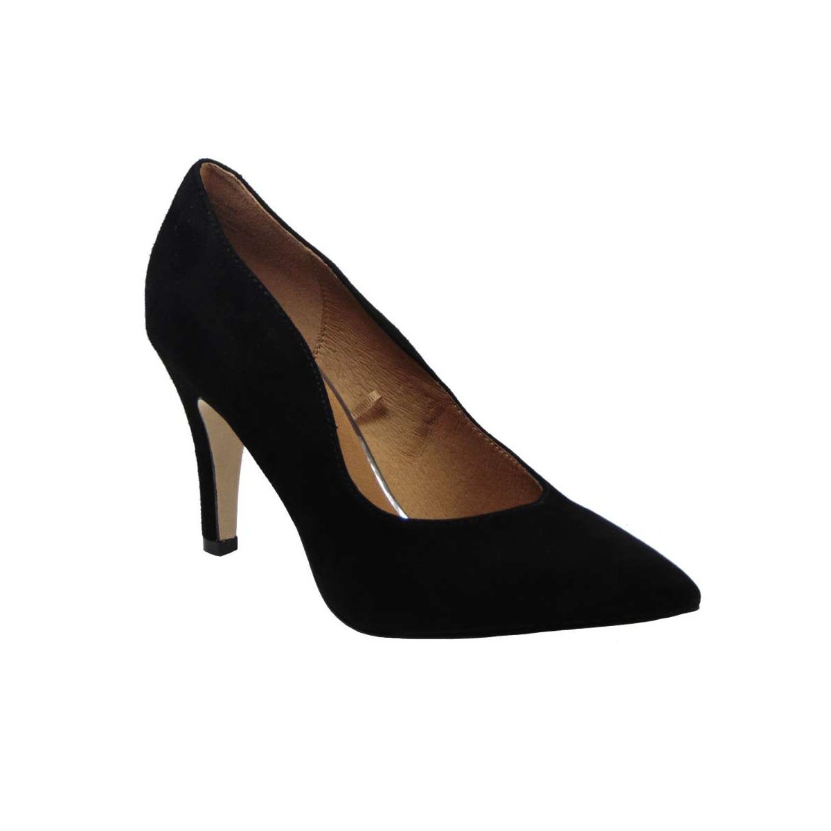 Caprice 22412-21-004 Ανατομική Γόβα Απο Γνήσιο Σουετ (Black Suede)