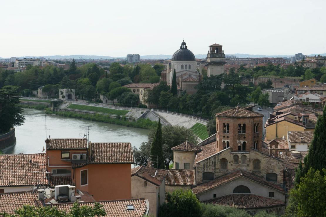 panoramic view of verona italy