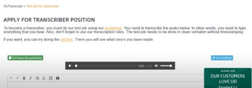 Gotranscript Examen Practico - GoTranscript en 2026: trabajos de transcripci&oacute;n y lista de espera