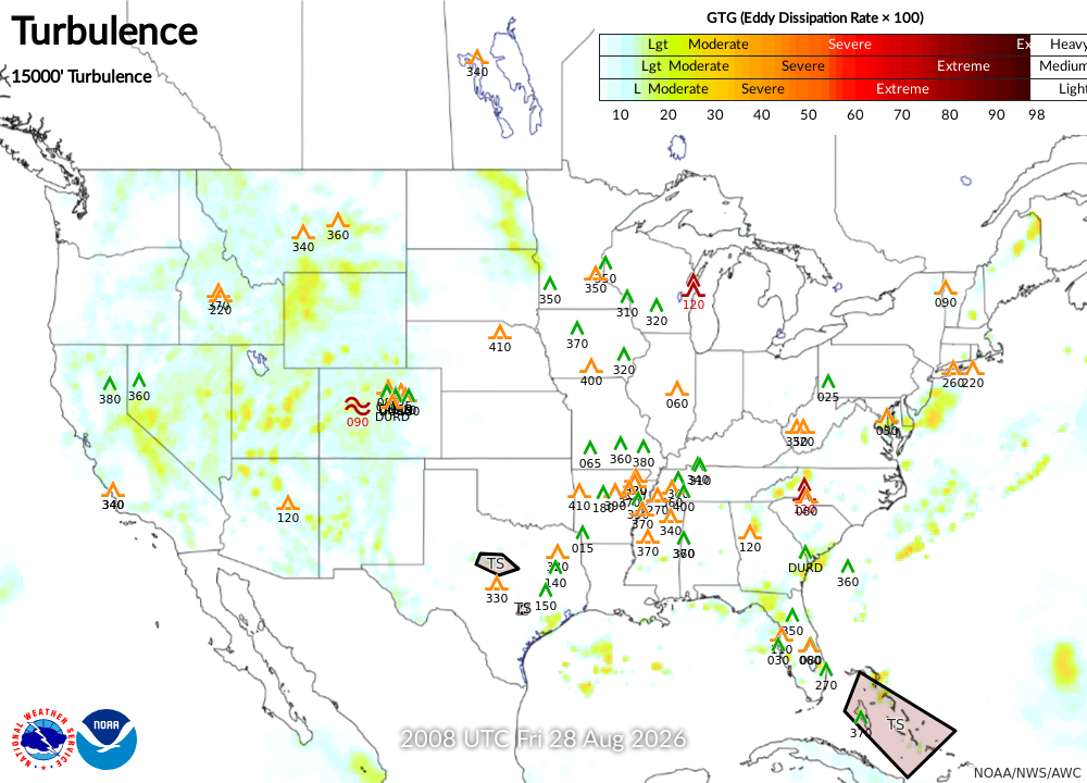 US Turbulence Map Your Guide To Smoother Skies 00 Turbulence 150 