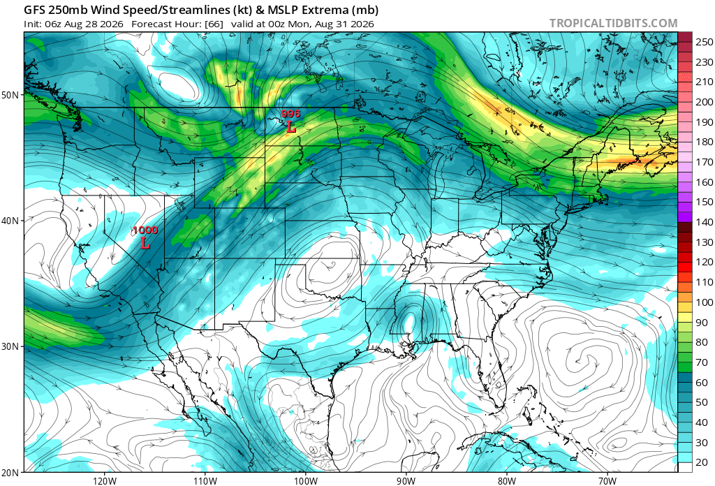 250mb US Analysis Turbulence Forecast 250mb Us66 
