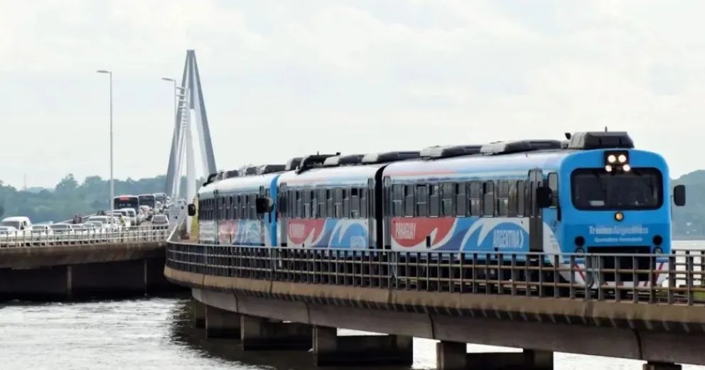 Cómo es y donde está el único viaje internacional en tren que sale de la Argentina