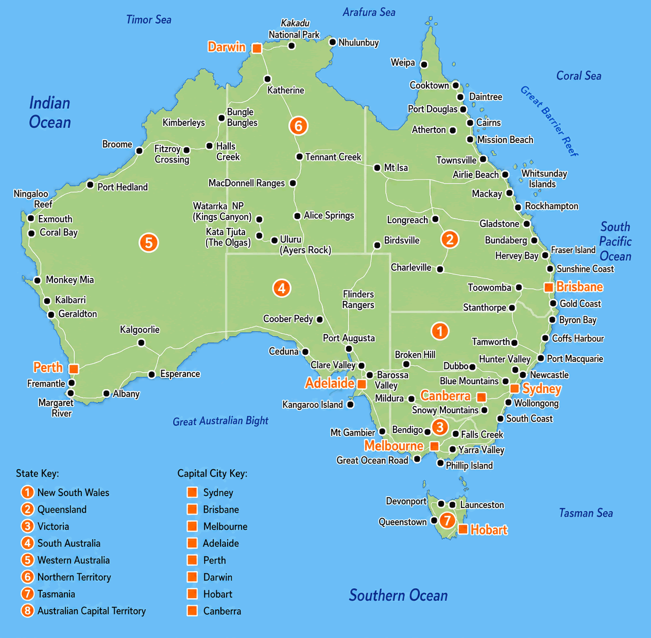 Australia Map Australia Map 