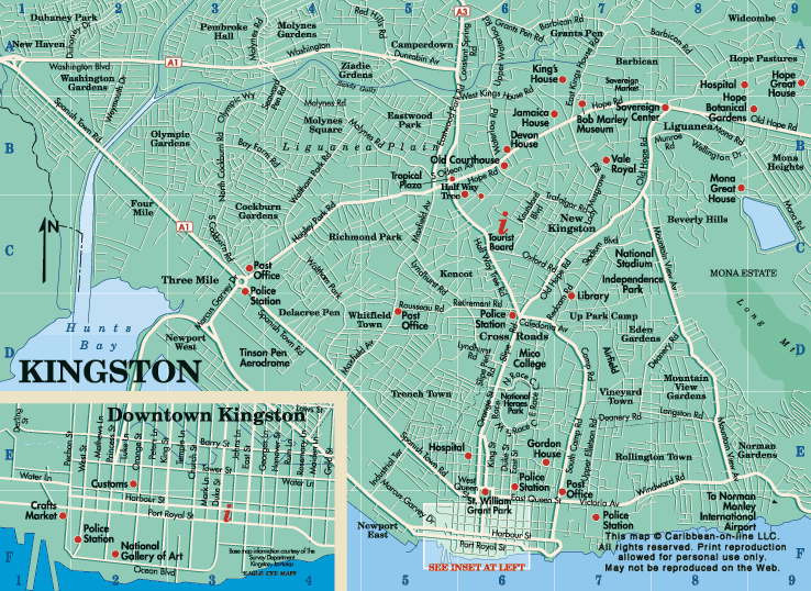 Kingston Map.
