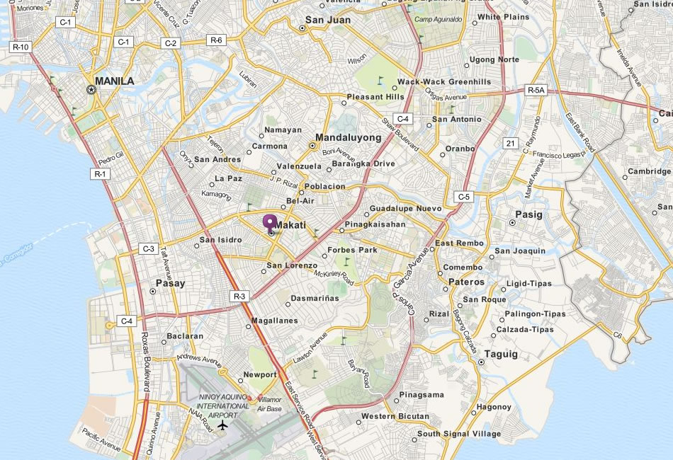 Makati Map Makati Map 