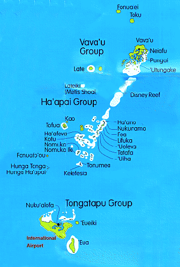 On tonga map, you can view all states, regions, cities, towns, districts, avenues, streets and popular centers' satellite, sketch and terrain maps. Tonga Map