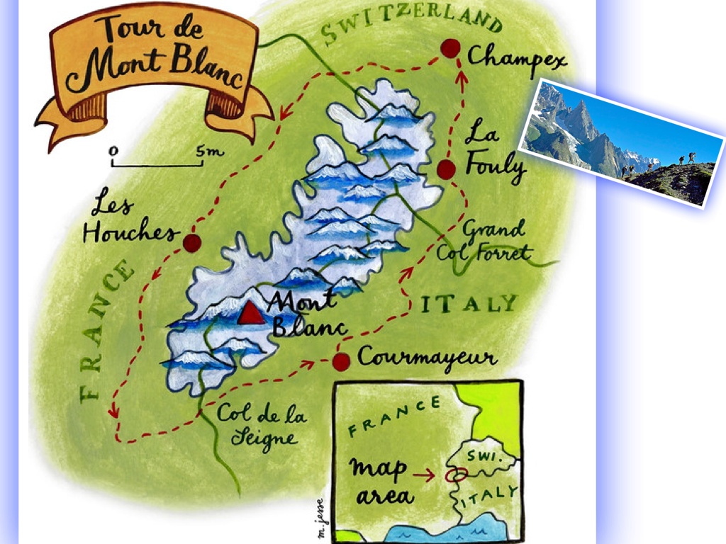 Col de la balme is the furthest point from the summit of mont blanc but walking along the ridge of the aiguillette des posettes on your right side allows for the enjoyment of panoramic view of lovely snow. Tour Du Mont Blanc 9 Days 105 Miles 3 Countries Turn The Payge Official Site Of Payge Mcmahon