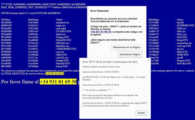 falso error de windows