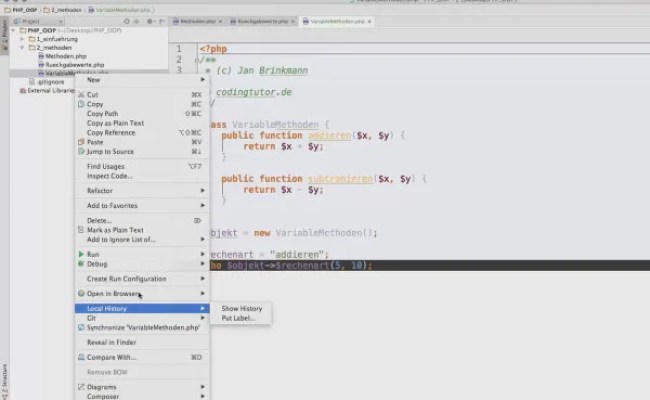 PHP Tutorial: Object-oriented Programming, Basics