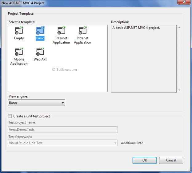 Using Areas in Asp.Net MVC with Example - Tutlane