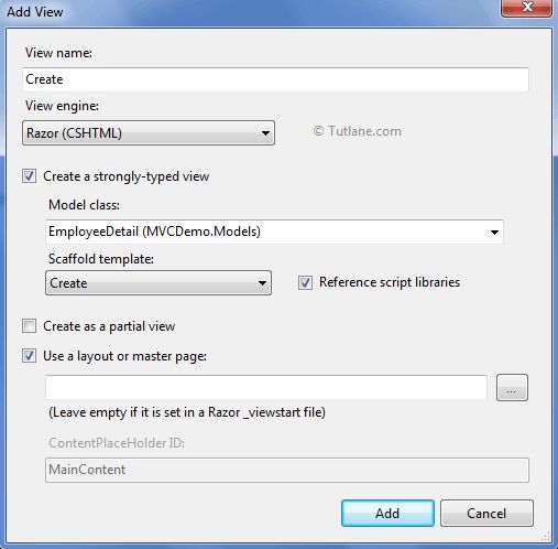 Understand View Scaffolding Template In Asp Net Mvc 4 With Crud Operations Example Tutlane - Space Backgrounds - Professional HD Collection