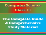 Comprehensive Notes Class 11 Computer Science Book Pdf