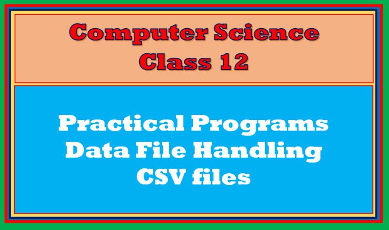 Programs On Csv File And Binary File In Python Cbse Class 12 Computer Science Youtube - Download Amazing Gradient Background | High Resolution