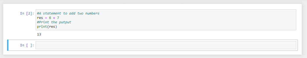 Python single comment in Jupyter notebook Python single comment in Jupyter notebook